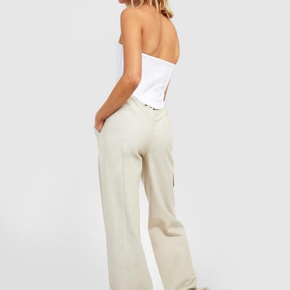 - Draw Cord Baggy Cargo Pants - Picture 3 of 3